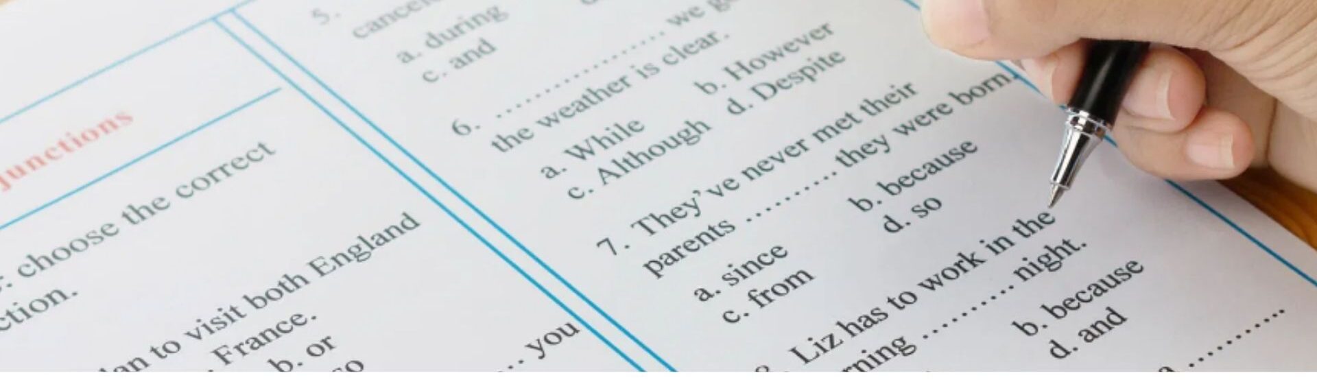 מבחן רמה באנגלית